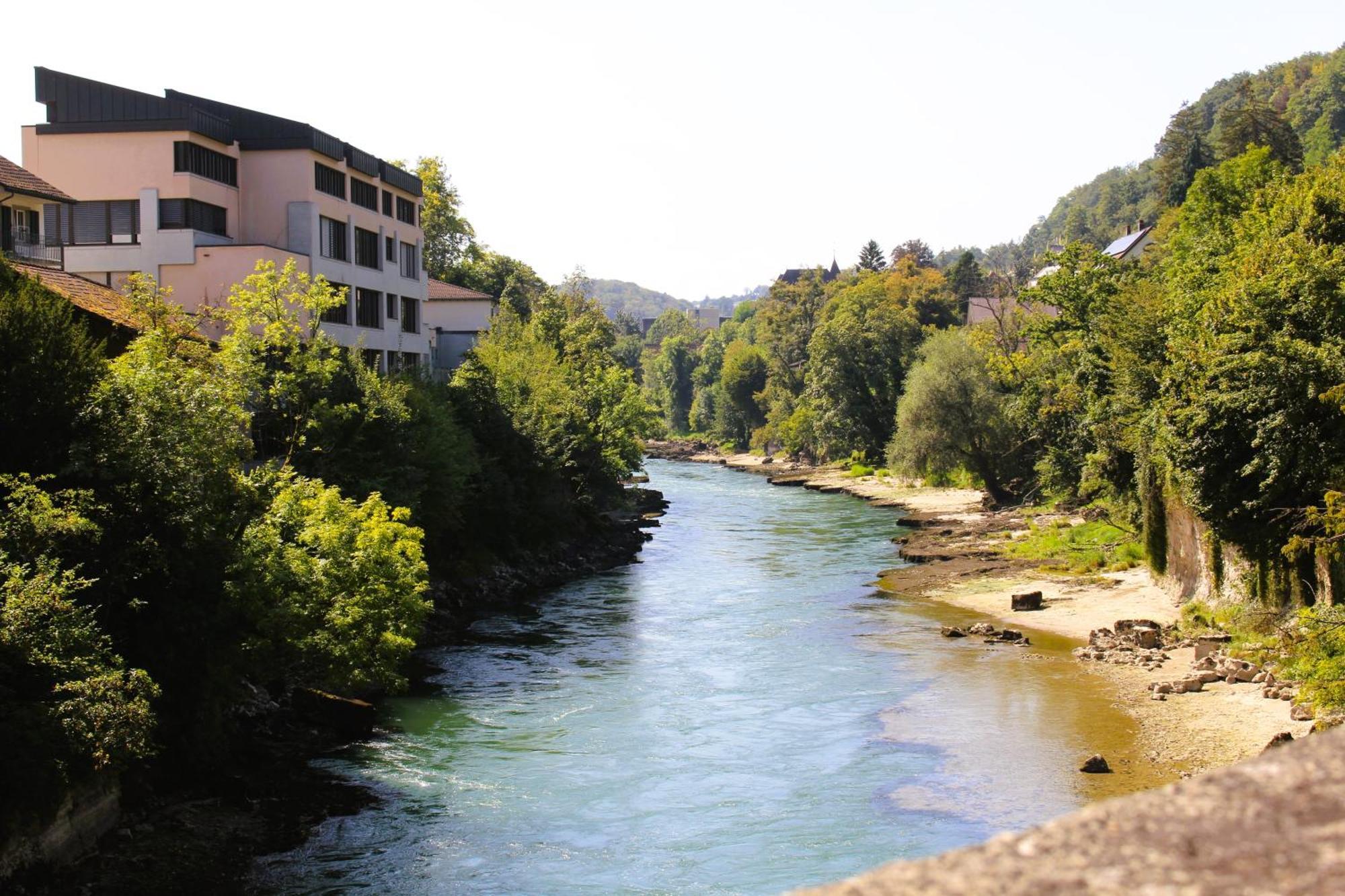 Business I Family Apartment I 1-4 Personen - Aare Blick, Nahe Altstadt I Beamer - 99" Leinwand I Terrassen Lounge Und Parkplatz 布鲁格 外观 照片